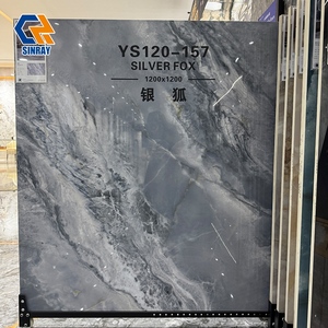 Carreaux de <span class=keywords><strong>sol</strong></span> et de mur Sinray 1200x1200mm en pierre frittée ACCENTS Borders, modernes, antidérapants, antibactériens, zéro absorption d'eau, pour hall - Product Image 1