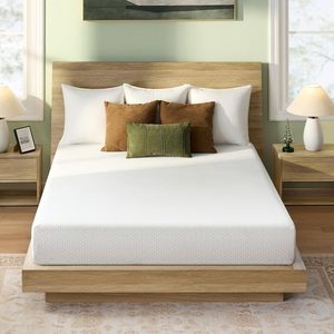 Матрас Signature Design Ashley 10-дюймовый Chime Express из пены с эффектом памяти, размер <span class=keywords><strong>Queen</strong></span>, белый, чехол из смесового полиэстера, с функцией снижения давления - Product Image 4