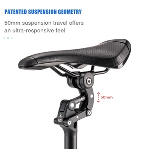 KONG MING CAR <span class=keywords><strong>Tige</strong></span> <span class=keywords><strong>de</strong></span> <span class=keywords><strong>Selle</strong></span> à Suspension pour Vélo, Réglable Dure/Souple, 27.2/30.9/31.6mm, avec <span class=keywords><strong>Ressort</strong></span> - Product Image 3