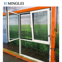 Fenêtres en aluminium triple vitrage haute performance, étanches, à rupture de pont thermique, avec système de bascule et rotation, certifiées Energy Star