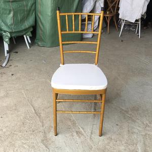 Sedia Chiavari Moderna Economica all'Ingrosso con Cuscino in Pelle PU per Matrimoni ed Eventi - Product Image 1