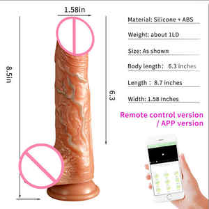 Hete Verkoop Medische Vloeibare Siliconen Dildo Vrouwelijke Sekspartner Toepassing Controle Thuis Seksspeeltjes Dildo Vibrator - Product Image 6