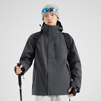 Veste d'extérieur pour couples, coupe-vent, imperméable, respirante, chaude, à capuche, anti-UV, 100% polyester, pour la randonnée en automne et en hiver
