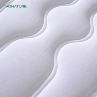 Matelas POE Vonature le plus vendu avec housse rafraîchissante amovible, écologique et recyclable, respectueux de la peau, pour la maison et la chambre, OEM ODM