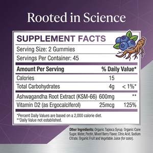 Factory Ashwagandha Gummies with Vitamin D Magnesium Supports Mood Balance Sugar-Free <b>Herbal</b> <b>Supplement</b> Gummies - Product Image 2