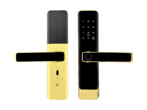 Cerradura de Puerta Digital WiFi sin Llave con Contraseña desde la Aplicación, Antirrobo, para Puertas de Madera/Vidrio/Aluminio, Huella Dactilar Inteligente, Aplicación Tuya para Uso en Oficina - Product Image 2
