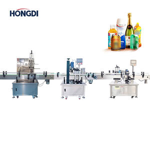 Línea de Llenado de Líquidos y Pastas Totalmente Automática para Vino, Leche, Cerveza, Agua con Gas, Capacidad de 6000 bph/h, Control PLC con Pantalla Táctil - Product Image 2