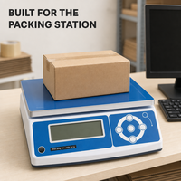 Balance numérique à écran LCD 30 kg avec connexion USB, exportation des données de poids vers un logiciel PC pour la gestion des commandes en ligne