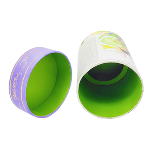 Offre Spéciale personnalisé recyclé 2mm d'épaisseur mat finition feuille rigide cylindre carton carton Tube boîtes d'emballage feuille d'or impression - Product Image 4