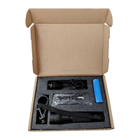 Lampe frontale tactique rechargeable ZOOMFIRE ZF001 en alliage d'aluminium, charge USB, longue portée, étanche IP67, ampoule LED