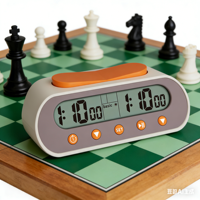 Jam Catur Digital Portabel Profesional untuk Turnamen, Timer Catur untuk Kompetisi Permainan Catur Go