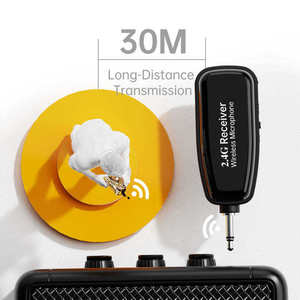 Microphone sans fil 2.4G compact pour <span class=keywords><strong>saxophone</strong></span>, accessoire professionnel pour performance scénique - Product Image 3