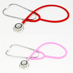 Stéthoscope HMYL en alliage d'aluminium à double tête, PVC coloré, simulation médicale, pour jeunes - Product Image 4
