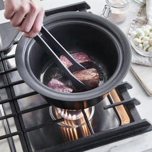 <span class=keywords><strong>Mijoteuse</strong></span> électrique en céramique noire 4QT 6-en-1 avec couvercle en verre, préréglages multifonctions, maintien au chaud automatique et minuterie à retard pour usage domestique et ragoûts - Product Image 6