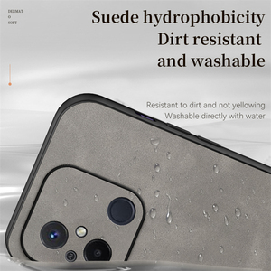 Para <span class=keywords><strong>Redmi</strong></span> 12C PU Funda de cuero para teléfono Piel de oveja Funda trasera de cuero Borde suave Funda móvil - Product Image 3