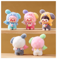 Figurines miniatures 3D en résine, mignonnes, en forme de dessin animé, avec effet floqué, modèle de poupée, vente en gros, jouet capsule à collectionner, fabricant