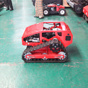 迅速配送 CE認証 9馬力 スマートロボット芝刈り機 224cc 4ストロークエンジン 55cm刈幅 200mリモコン DIYグレード - Product Image 1