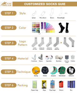 Penjualan laris kaus kaki basket atletik pemuda hak diperkuat cepat kering dukungan lengkungan pencegahan melepuh nyaman bagian bawah Kru - Product Image 6