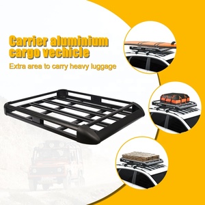 Portaequipajes de aluminio para camioneta todoterreno Chevrolet <span class=keywords><strong>Toyota</strong></span> Tacoma Wrangler Ranger Land Cruiser Defender <span class=keywords><strong>Rav4</strong></span> 75KGS Carga - Product Image 3