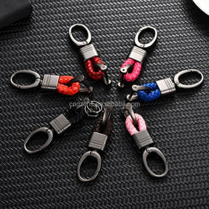 Porte-clés en corde tressée pour voiture, moto, locomotive, étiquette de clé, corde à main, accroche à la taille, porte-clés personnalisé pour porte-cartes - Product Image 2