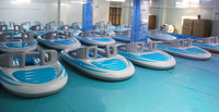 Bateau gonflable de loisirs et de fête super amusant en PVC pour la rivière, le lac et la piscine