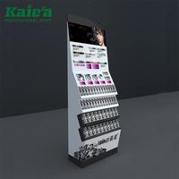 Support rotatif pour vernis à ongles en bois, présentoir rotatif pour vernis à ongles, fabrication à Foshan, en vente