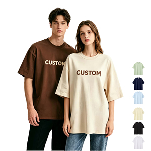 Camiseta Sorona de Manga Corta, Gruesa, Lisa, Unisex, Personalizable con Logotipo, Bordada, Serigrafiada, Talla Grande - Product Image 1
