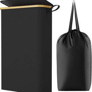 Oxford Cloth Laundry <b>Basket</b> With Lid 72cm <b>Foldable</b> Rectangle Storage Bin For Bathroom Clothes Organizer - Product Image 5