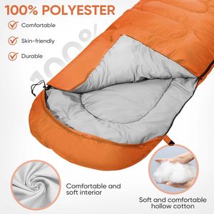 Saco de Dormir Portátil Impermeable de Alta Calidad para Adultos, Estilo Sobre, Gran Venta para Senderismo al Aire Libre - Product Image 5