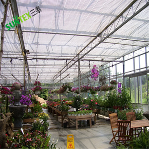 Invernadero uso exterior 85% pantallas térmicas reflectantes protección UV 4,3*50M jardín FLORES <span class=keywords><strong>PLANTAS</strong></span> plata sombrilla <span class=keywords><strong>malla</strong></span> - Product Image 4