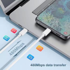 Cable USB Tipo C a Tipo C de Carga Rápida de 20w, Cable de Carga de Alta Velocidad para Transferencia de Datos para Teléfono Móvil y Tableta - Product Image 4