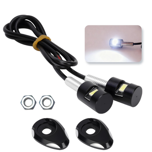 Éclairage de plaque d'immatriculation LED 12V pour voitures et motos, étanche IP67, accessoires extérieurs, éclairage de plaque d'immatriculation - Product Image 1