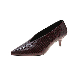 Tacones Moda clásica Bombas femeninas Oficina Punta de tacón fino Zapatos DE TRABAJO elegantes Mujeres Zapatos de cuña Tacón - Product Image 5