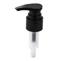 Fournisseurs de pompes Pompe à lotion noire mate 28/410 Bouteille de shampooing Couvercles Pp