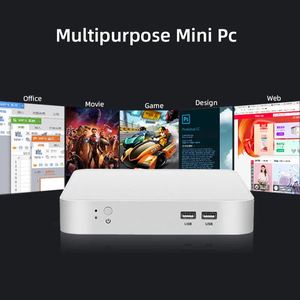 คอมพิวเตอร์พกพา XCY Core I7 1255U DDR4 M.2 SSD COM WIFI HTPC Mini PC สำหรับสำนักงาน พร้อมพัดลม X26UL Core I7 6 พอร์ต USB LVDS - Product Image 4