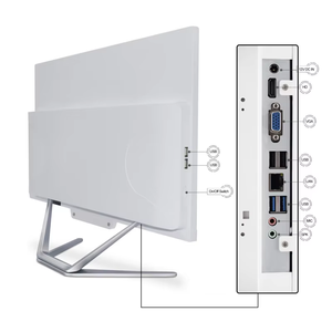 Komputer <span class=keywords><strong>Desktop</strong></span>, semua satu buah 24 inci Intel Core I7 AIO Barebone DDR4 RAM SSD + HDD UHD grafis baru game kantor bisnis rumah - Product Image 6