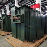 Transformateur électrique triphasé à faible perte de puissance 4,16 kV, 1500 kVA, 24 kV/480 V, monté sur socle