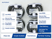 Piston de moteur OE 477F-1004015AD pour Chery A5 J15 Forza SQR477F SQRD4G15 1.5L Essence 78mm 0.00 0.25 0.50