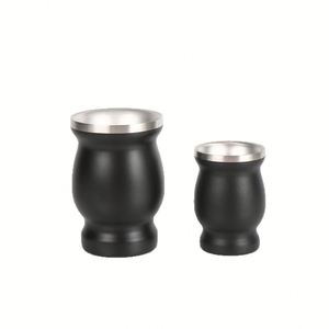 Vente en gros de gobelets en acier inoxydable incurvés de 8 oz à double paroi, couleur pastel, gobelet cadeau - Product Image 4