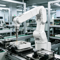 Robot de 6 Ejes con Capacidad de Carga de 7 kg y Alcance de 906 mm, Brazo Robótico Articulado de Alta Resistencia para Ensamblaje, Recogida y Colocación