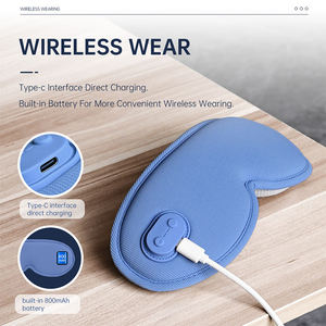 Mascarilla de ojos térmica de viaje inalámbrica para el hogar, mascarilla de masaje para dormir con compresa caliente recargable para ojos secos, relajación de la tensión ocular - Product Image 2