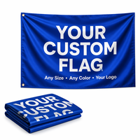 Drapeau rectangulaire imperméable en polyester de haute qualité, impression numérique, taille personnalisée, design, texte, logo, couleurs variées, œillets en laiton, vente en gros