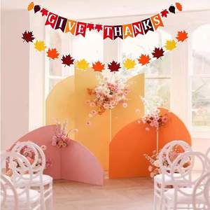 Hot Selling Colorful Felt <b>Party</b> <b>Banner</b> for Thanksgiving Day Use - Product Image 6