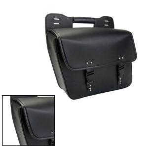 Pelex — sac de selle en cuir PU, sac latéral de selle pour Harley Sportster Dyna racer, haute qualité, prix d'usine - Product Image 5