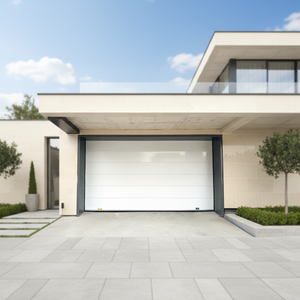 Portes de garage sectionnelles automatiques en acier personnalisées certifiées CE CUTEDOOR pour usage résidentiel et entrepôt, design moderne - Product Image 2