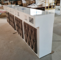 RD23 — table de manucure à deux sièges, meuble pour ongles