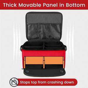 2 Layer Golf Organizer <b>Storage</b>, Golf Shoes Bag with Separate Compartment for 2 Pair Shoes - Product Image 4