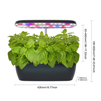 Propre système hidroponique de jardin intelligent propre conception systèmes de culture hydroponique aspect haut de gamme système hydroponique intérieur pour la maison