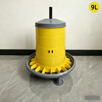Mangeoires et abreuvoirs automatiques en plastique pour poulets, canards, oies, oiseaux, cailles et pigeons, toutes tailles : 9L, 12L, 20L, 22L