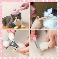 Ensemble d'outils de toilettage pour animaux de compagnie, brosse démêlante à picots longs et souples pour chiens et chats, vente en gros